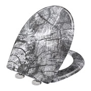 Abattant WC bois à frein de chute et démontage rapide - La Boutique Des Toilettes 