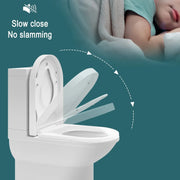 Abattant WC Famille Soft-Close avec Siège Enfant Magnétique - La Boutique Des Toilettes 