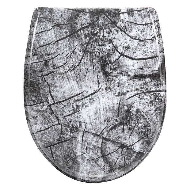 Abattant WC bois à frein de chute et démontage rapide - La Boutique Des Toilettes 