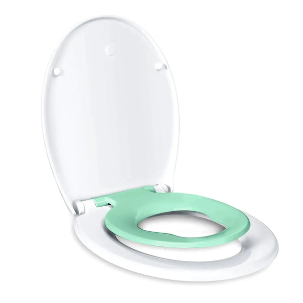 Siège WC Vert Enfant Adjusté Frein de Chute Magique - La Boutique Des Toilettes 
