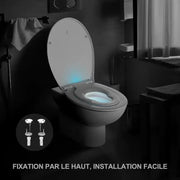 Abattant WC Blanc Soft-Close LED pour Enfants et Adultes - La Boutique Des Toilettes 