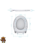 Abattant WC Enfant LED avec Frein de Chute Amorti - La Boutique Des Toilettes 