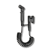 Douchette WC gun gray 4 en 1 avec robinet double sortie