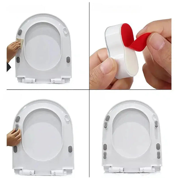 8 Butoirs Amortisseurs Adhésifs pour Abattant WC - La Boutique Des Toilettes 