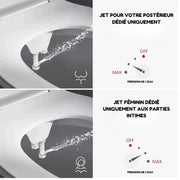 Bidet WC Non-Électrique à Double Jet pour Toilettes