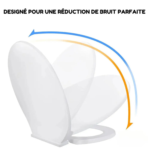 Abattant WC Ovale Doux Fermeture Amortie Universelle