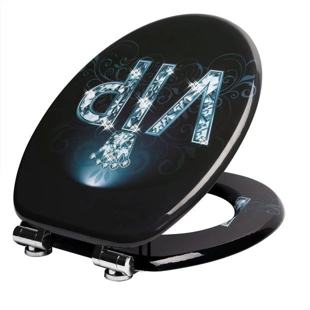 Abattant WC universel avec frein de chute antibactérien - La Boutique Des Toilettes 