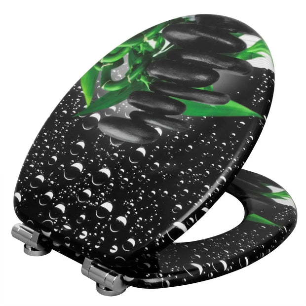 Abattant WC universel à fermeture douce antibactérien - La Boutique Des Toilettes 