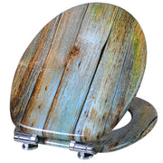 Abattant WC universel à fermeture douce en bois - La Boutique Des Toilettes 