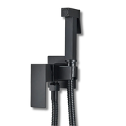 Douchette Hygiénique Noire pour WC, Eau Chaude et Froide