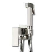 Douchette WC Brushed Nickel, Eau Chaude/Froide Ajustable