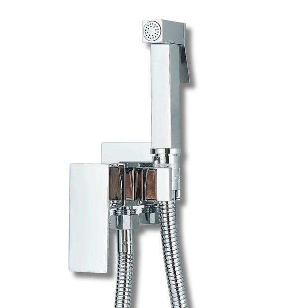 Douchette Chrome Hygiénique Toilettes Eau Chaude/Froide