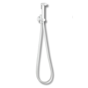 Douchette WC blanche auto-nettoyante avec flexible inox