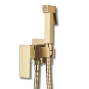 Douchette Bidet Hygiénique Or pour WC Eau Chaude/Froide