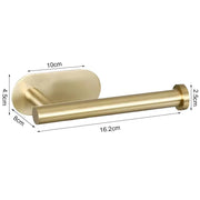 Support Papier Toilette Adhésif Inox Lot de 2 Sans Perçage - La Boutique Des Toilettes 