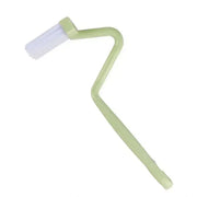 Brosse WC Courbée Verte, Manche Long pour Nettoyage Profond - La Boutique Des Toilettes 