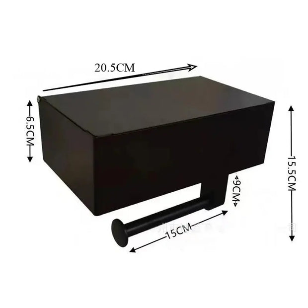 Boîte à Mouchoirs Murale Acier Inoxydable Surface Concave - La Boutique Des Toilettes 