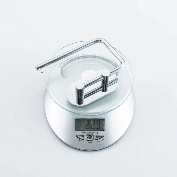 Porte-Papier Toilette Adhésif Chrome Sans Perçage - La Boutique Des Toilettes 