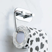 Porte-Papier Toilette Adhésif Chrome Sans Perçage - La Boutique Des Toilettes 
