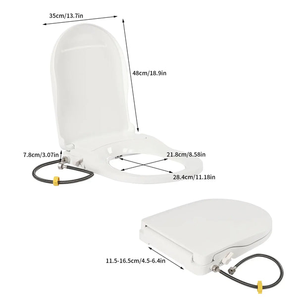 Abattant Bidet WC Non-Électrique à Double Buse - La Boutique Des Toilettes 