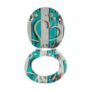 Abattant WC universel à fermeture lente en MDF - La Boutique Des Toilettes 