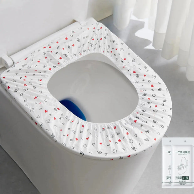 Protection Jetable Toilette 50PCS pour Hygiène WC - La Boutique Des Toilettes 