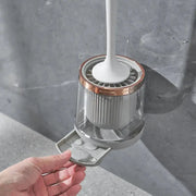 Brosse WC murale gris foncé à drainage rapide - La Boutique Des Toilettes 