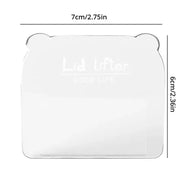 Lève-Abattant WC Transparent Pratique et Hygiénique - La Boutique Des Toilettes 