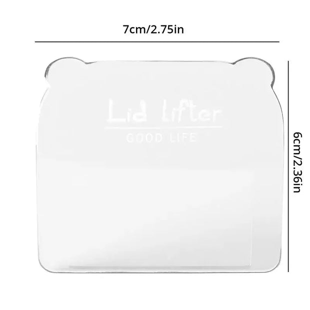Lève-Abattant WC Transparent Pratique et Hygiénique - La Boutique Des Toilettes 
