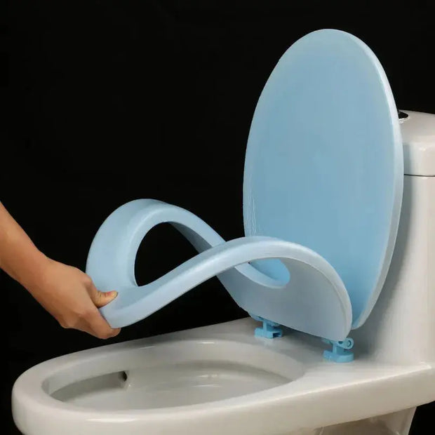 Coussin WC Blanc Amovible Chauffant Imperméable - La Boutique Des Toilettes 
