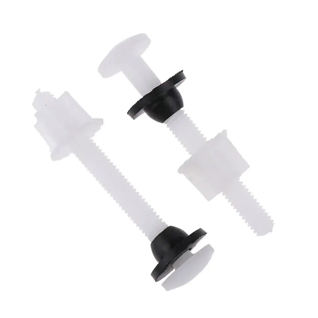 Kit de Réparation Charnières WC Plastique 2 Pièces - La Boutique Des Toilettes 