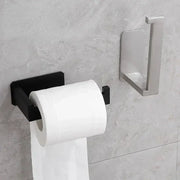 Porte-Papier Toilette Noir Auto-adhésif Sans Perçage - La Boutique Des Toilettes 