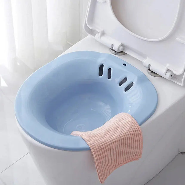 Bain de Siège Périnéal Bleu pour Toilettes Disable - La Boutique Des Toilettes 