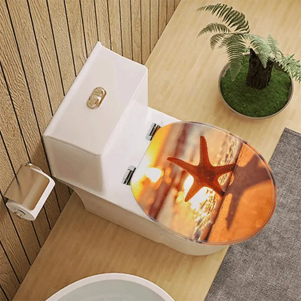 Abattant WC en MDF Soft-Close pour salle de bain - La Boutique Des Toilettes 