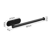Support Papier Toilette Adhésif Inox 2PCS Mural Salle de Bain - La Boutique Des Toilettes 
