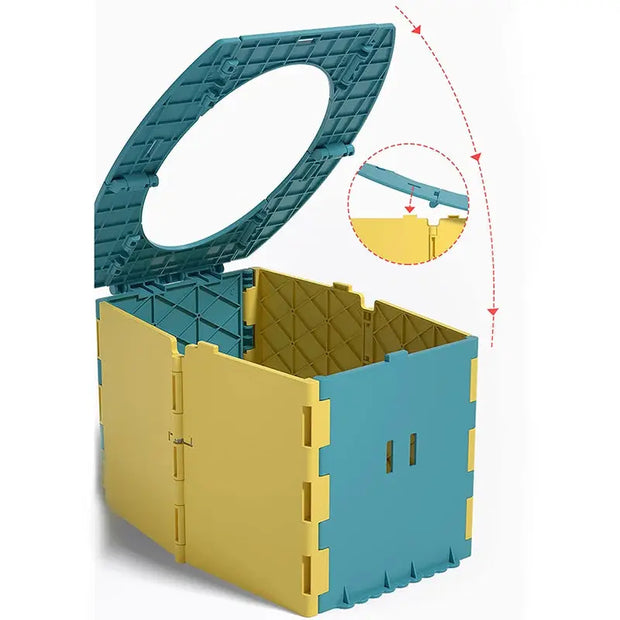 Pot de voyage pliable pour enfant - coloris bleu - La Boutique Des Toilettes 