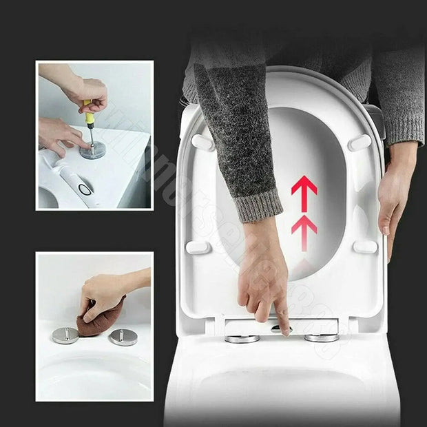 Abattant WC Blanc à Fermeture Douce et Antibactérien - La Boutique Des Toilettes 