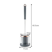 Brosse WC murale gris foncé à drainage rapide - La Boutique Des Toilettes 