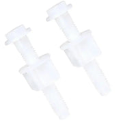 Kit Fixation Abattant WC Universel 2 Pièces Plastique - La Boutique Des Toilettes 