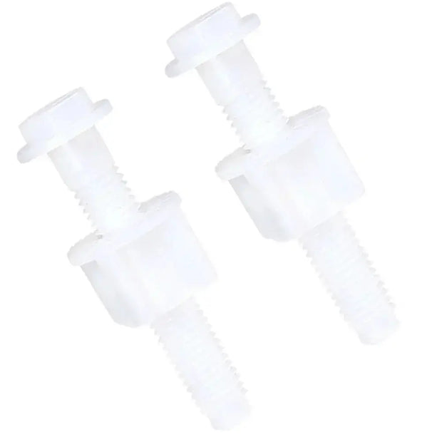 Kit Fixation Abattant WC Universel 2 Pièces Plastique - La Boutique Des Toilettes 