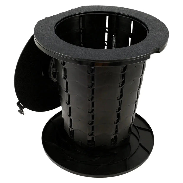 Toilette de Camping Noire Pliante Réglable Portable - La Boutique Des Toilettes 