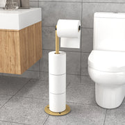 Porte-papier toilette vertical sans percer avec base stable