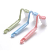 Brosse WC Courbée, Manche Long, Lot de 3, Multi-couleur - La Boutique Des Toilettes 