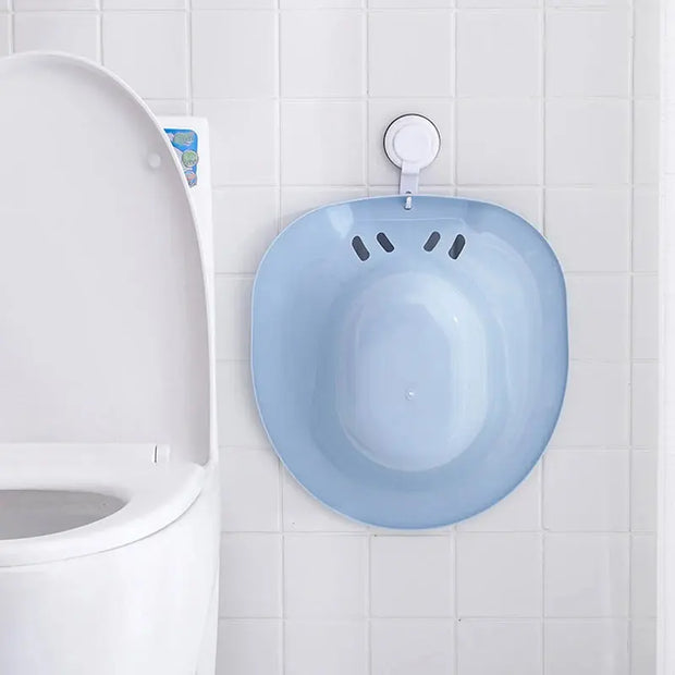 Bain de Siège Périnéal Bleu pour Toilettes Disable - La Boutique Des Toilettes 