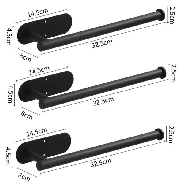 Support Papier Toilette Adhésif Inox Lot de 2 Sans Perçage - La Boutique Des Toilettes 