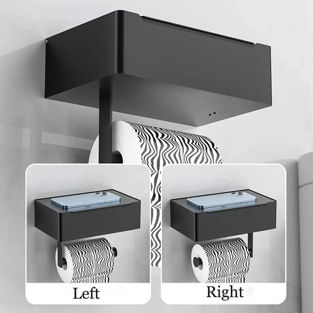 Boîte à Mouchoirs Murale Acier Inoxydable Surface Concave - La Boutique Des Toilettes 