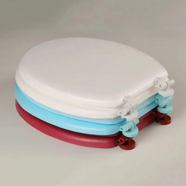 Coussin WC Chauffant Amovible Imperméable Blanc - La Boutique Des Toilettes 