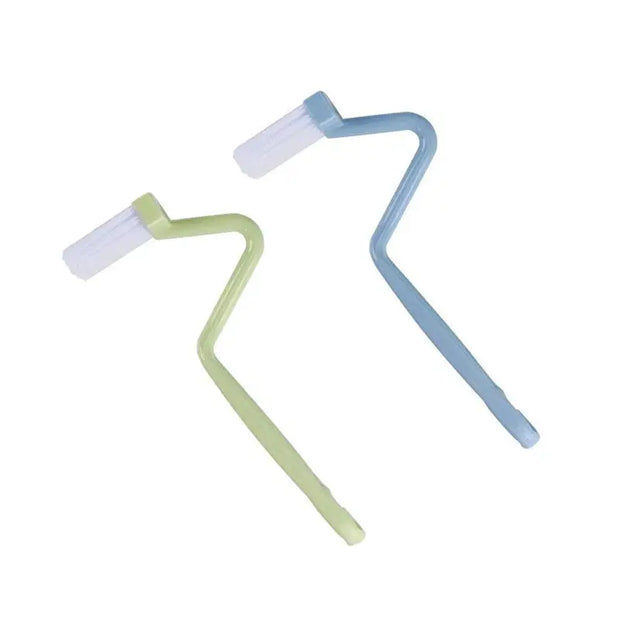 Brosse WC Courbée 2pcs Vert Bleu Nettoyage Intensif - La Boutique Des Toilettes 