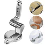 Charnières Universelles WC en Acier Inoxydable Argenté - La Boutique Des Toilettes 