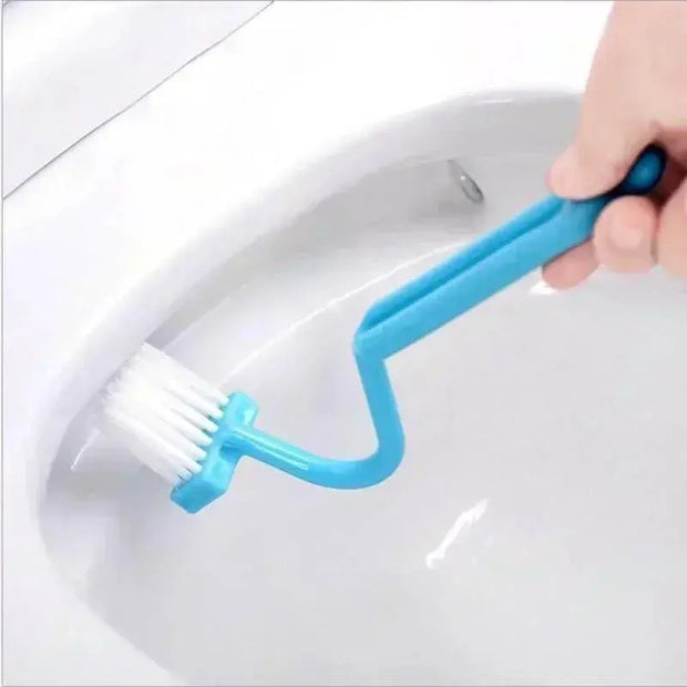 Set de brosses WC courbées manches longs - Vert/Rose - La Boutique Des Toilettes 